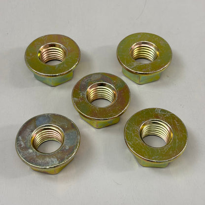 METRIC THREADED (5 PACK) Flange Nut M20 DIN Non Serrated 10 ST/YZN 69239220001