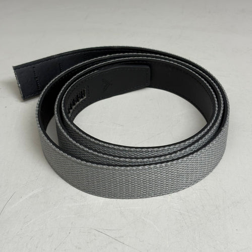 SLIDEBELTS Grey Canvas Belt Strap (Without Buckle)