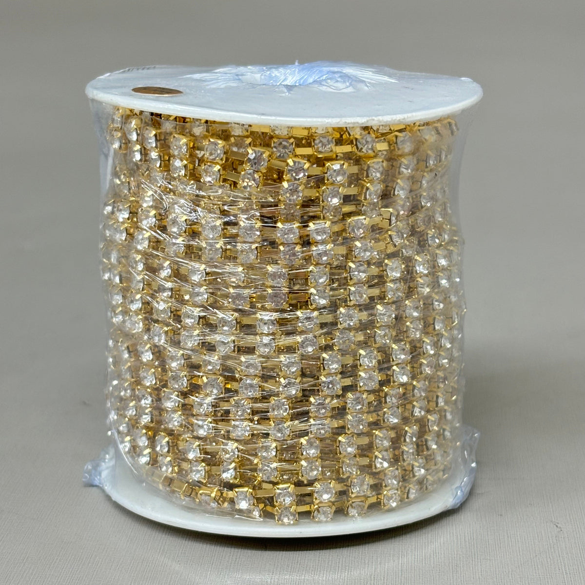 RAZ IMPORTS Christmas Tree Garland Metal 10 Yard Gold Sparkle Rhinestone G4402324