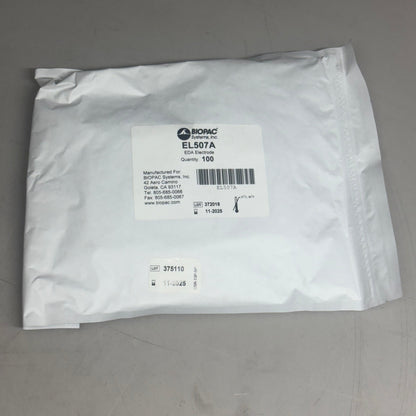 BIOPAC SYTEMS INC. () EDA Electrode 100 electrodes EL507A
