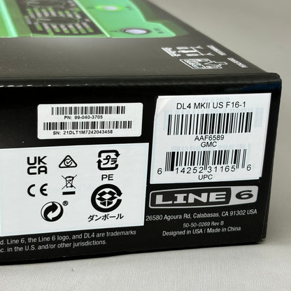 LINE 6 Delay & Looper Modeler Pedal 4 Switch & 1 Switch Loopers Green DL4 MkII
