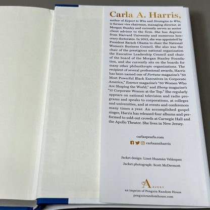 LEAD TO WIN Hardback By Carla A. Harris Published by Penguin Random House 9"x6"