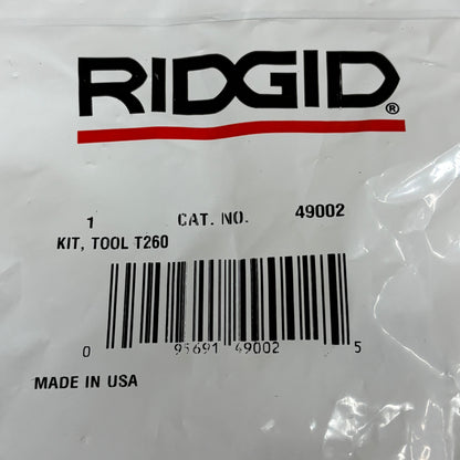 RIDGID Tool 4 Piece Kit For 380/3800 Drum Machines 49002 T-260