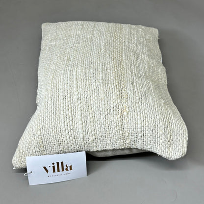 VILLA 14"x20" ST Halter Decorative Throw Pillow in Ivory