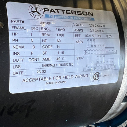 PATTERSON 30" Jet-Stream Fan H30B Blue (Small Scratch)
