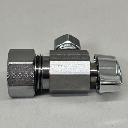 BRASSCRAFT 1/4 Turn Angle Ball Stop 1/2" NOM COMP In X 3/8" OD COMP Out KTCR19XC