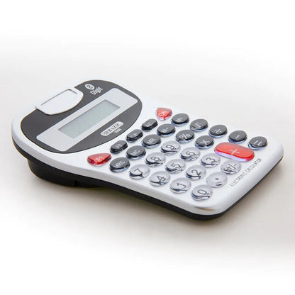 8-Digit Silver Desktop Calculator w/ Tonecalc