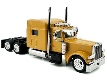 Peterbilt 389 Truck Tractor with Sleeper Cab Yellow 1/87 (HO) Scale Plastic Model Car by HO Logistics