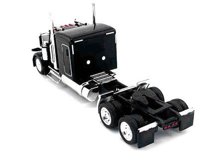 Peterbilt 589 Truck with 72 Inch Sleeper Black 1/87 (HO) Plastic Model Car by HO Logistics