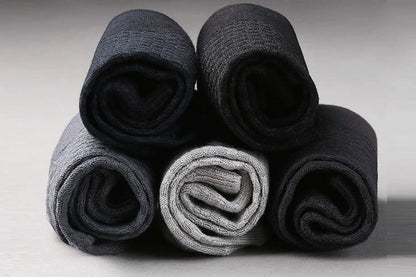 Men's Bamboo Fiber Socks Compression Business Crew Socks