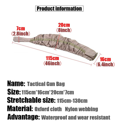 Elasticity Rifle Knit Tactical Gun Sock Polyester Silicone Treated Rifle Protector Shotgun Cover Case Storage Sleeve