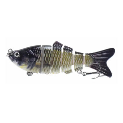 10cm 16.5g Multi-section Lure With Ring Beads Simulation Luya Multi-section Lure Submerged Bionic 6-section Lure