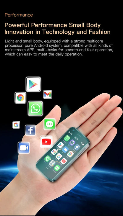SOYES Android 10.0 Mini Smartphone 4G LTE Octa Core 13MP Camera 3.0'' Display OTG Cell Phone