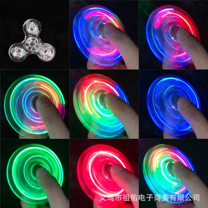 LED Fidget Spinner – Glow in the Dark Hand Spinner Toy