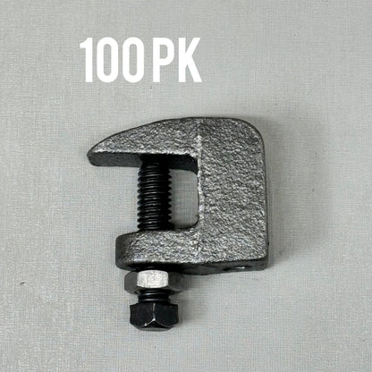 PHD MANUFACTURING INC (100 PACK) Beam Clamp PL Finish Open U Design 3/8 #350
