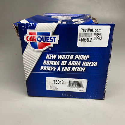 CARQUEST Engine Cooling Water Pump T3043(New Other)