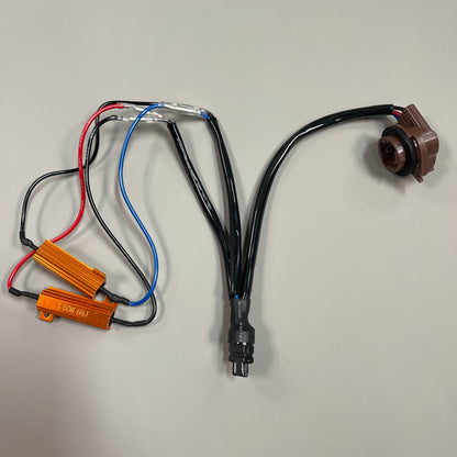 iJDMTOY LED Turn Signal/Brake Light Hyper Flash/Bulb Out Fix Wiring 3157 4157 (New)