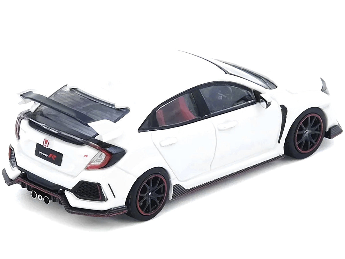 Honda Civic Type R (FK8) RHD (Right Hand Drive) White 1/64 Diecast Model Car by Inno Models