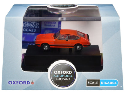 Ford Capri Mk3 RHD (Right Hand Drive) Sebring Red 1/148 (N) Scale Diecast Model Car by Oxford Diecast