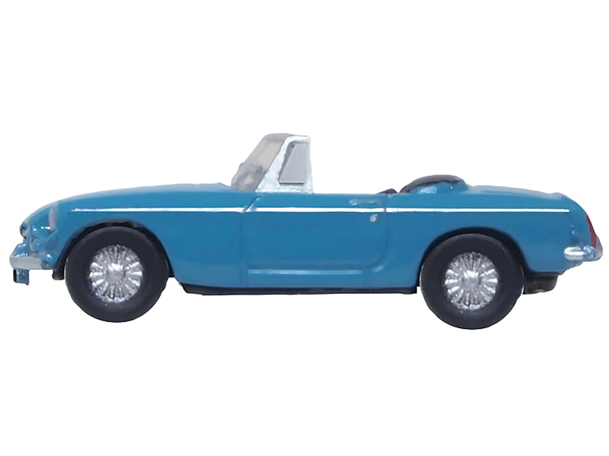 MG MGB Roadster RHD (Right Hand Drive) Iris Blue 1/148 (N) Scale Diecast Model Car by Oxford Diecast