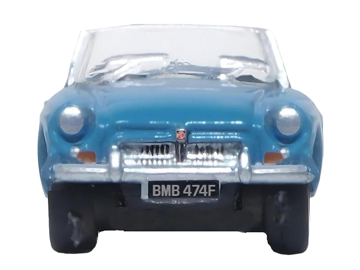 MG MGB Roadster RHD (Right Hand Drive) Iris Blue 1/148 (N) Scale Diecast Model Car by Oxford Diecast