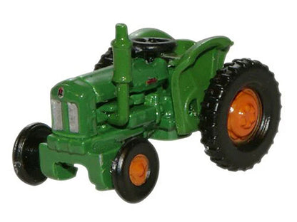 Fordson Tractor Green with Orange Wheels 1/148 (N) Scale Diecast Model Car by Oxford Diecast