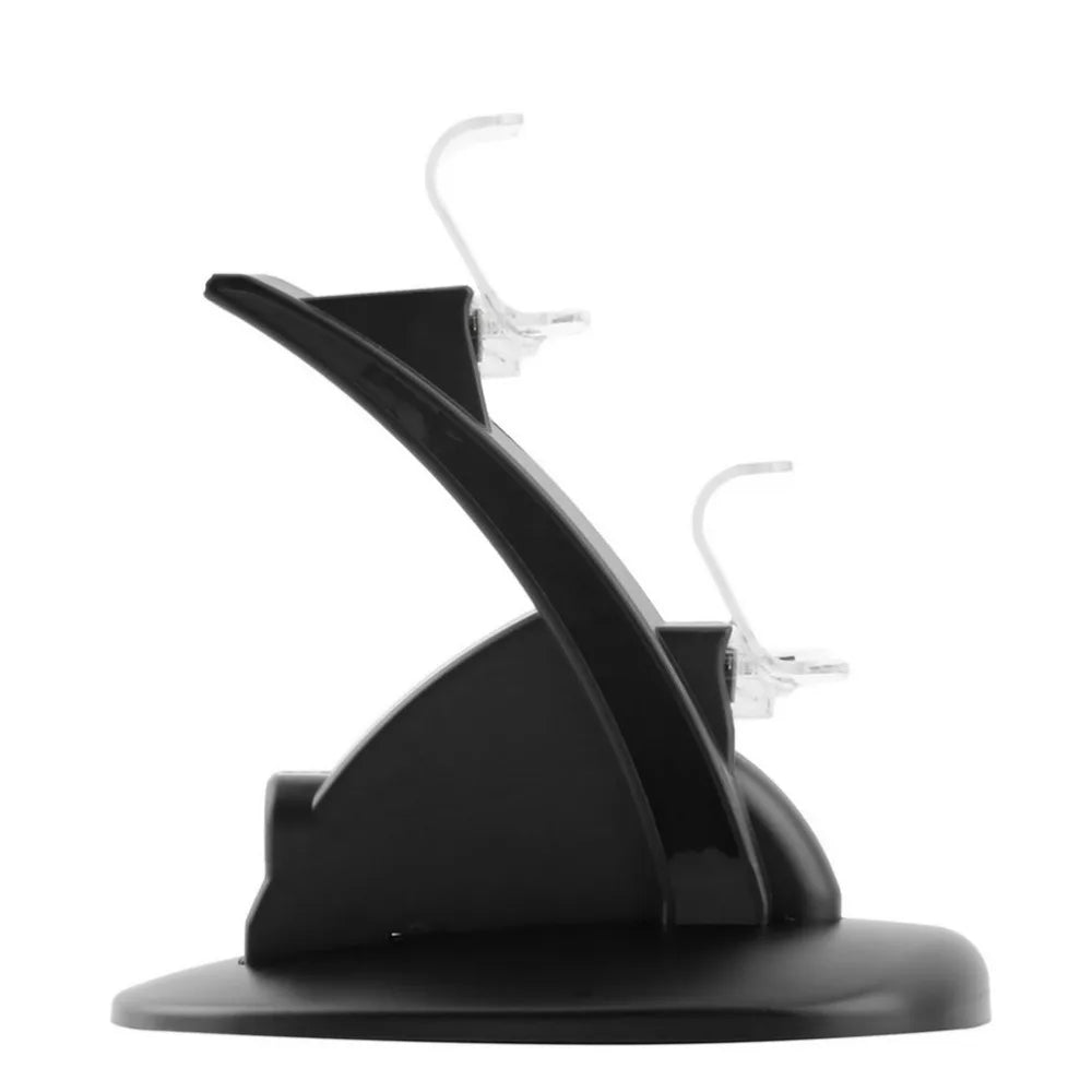 Dua USB Charging Socket Kit Charger Dock Stand Cradle For PS4 Console Controller Play Station Game Pad with USB Cable