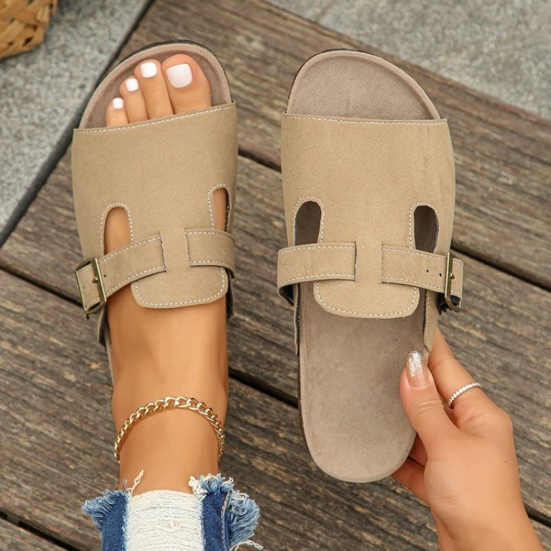 Plus Size Suede Platform Shoes