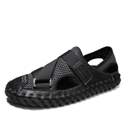 Summer Men's Breathable Mesh Beach Sandals
