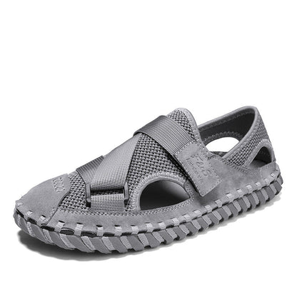 Summer Men's Breathable Mesh Beach Sandals