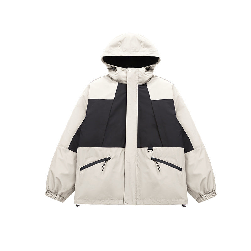 Outdoor 3-in-1 Fleece-lined Removable Down Cotton Jacket