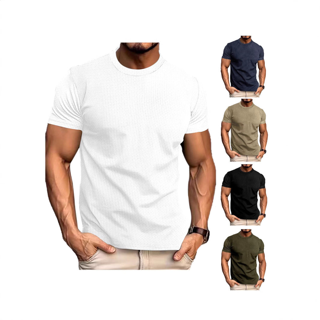 Men's Short Sleeve Breathable Slim Top