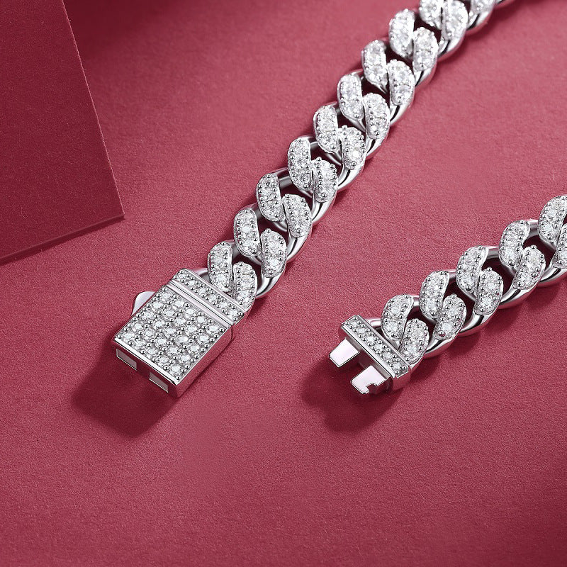 Silver Moissanite Guiding Light Bracelet