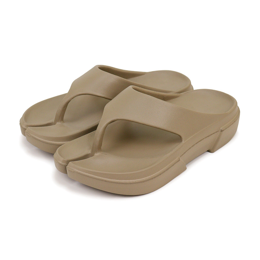 Horseshoe Flip-Flops Thick-Soled Comfort