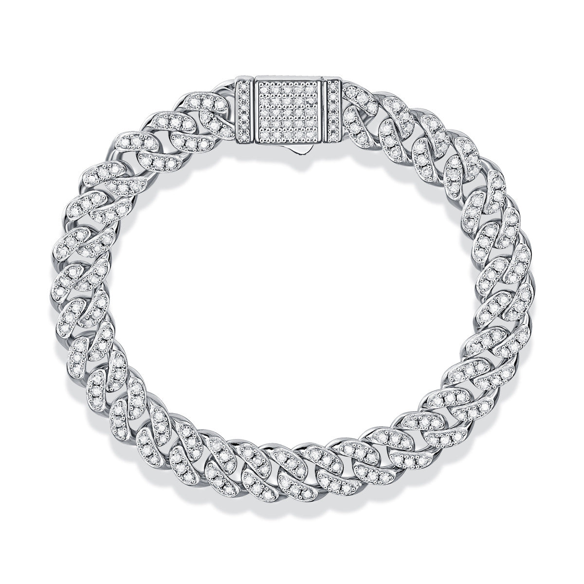 Silver Moissanite Guiding Light Bracelet