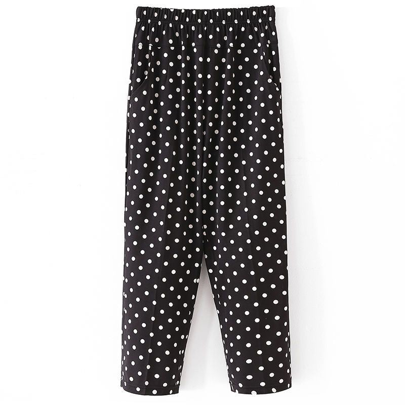 Mom's Summer Thin Cropped Pants