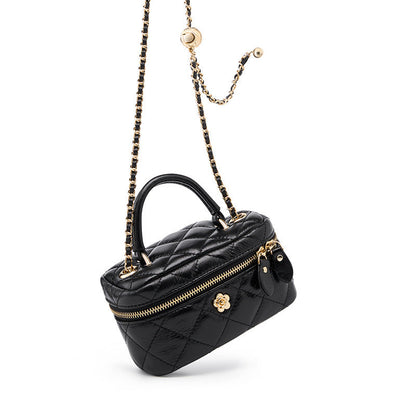 Western Style Rhombus Chain Crossbody Bag