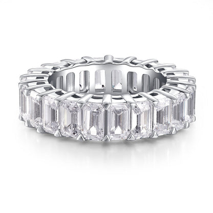 European Full Diamond S925 Sterling Silver Ring