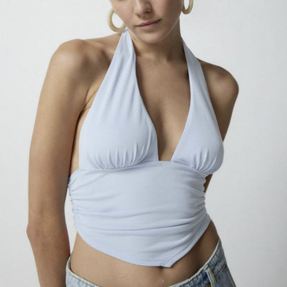 Euro-American Hot Girl Halter Vest