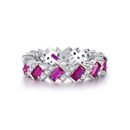 European Full Diamond S925 Sterling Silver Ring