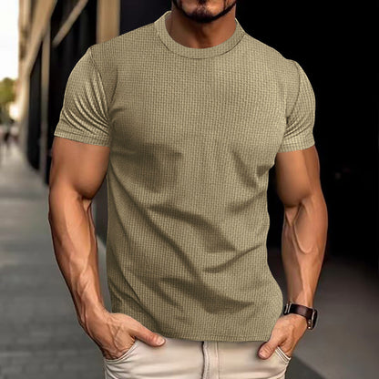 Men's Short Sleeve Breathable Slim Top