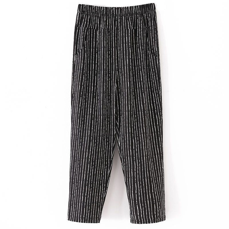 Mom's Summer Thin Cropped Pants