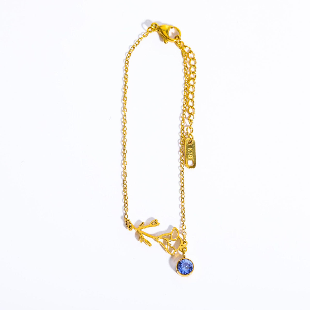 3D December Flower Bracelet