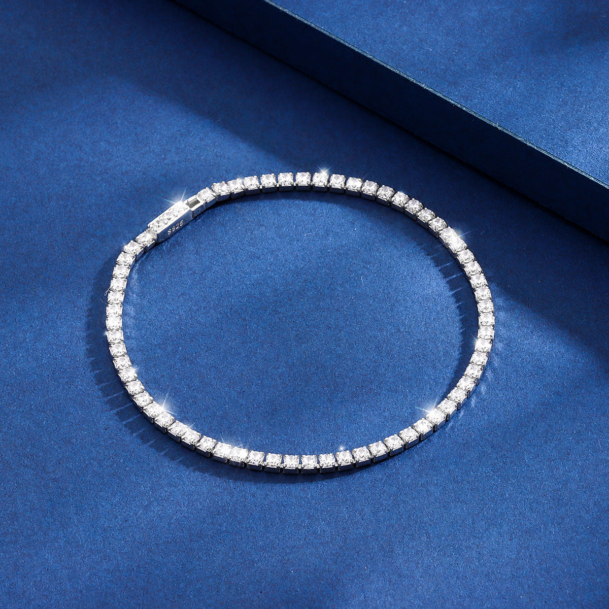 Sterling Silver Diamond Tennis Bracelet