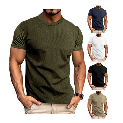Men's Short Sleeve Breathable Slim Top