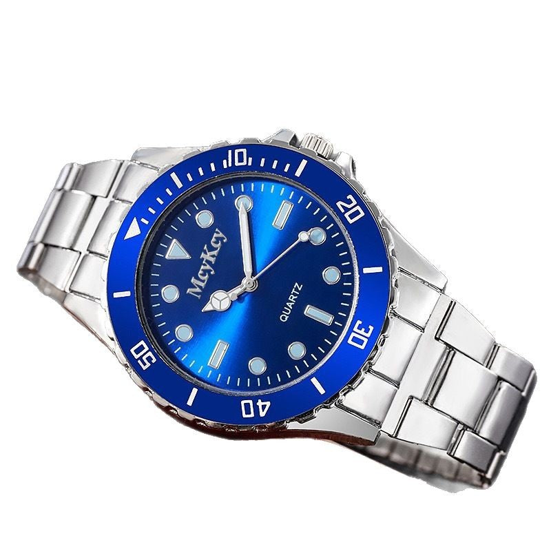 Business luminous quartz watch for students