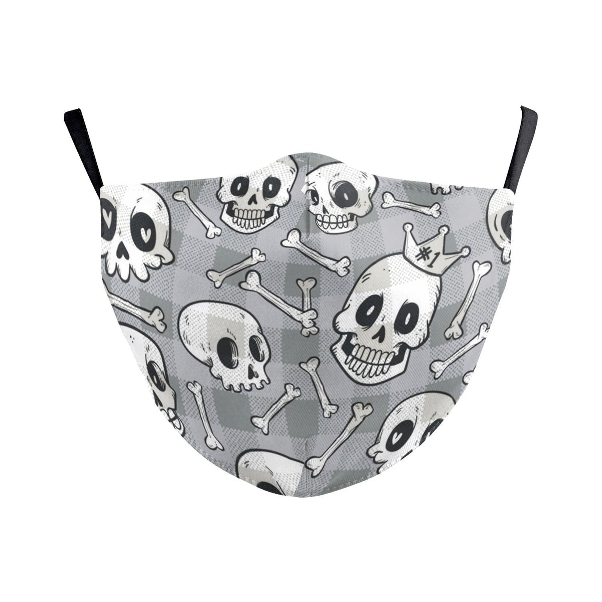 Digital Printing Halloween Skull Pumpkin Dustproof Mask