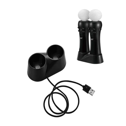 Promotion Professional Mini Remote Charger Charging Dock Station For VR For PS4 Dual Charging DC 5V Input