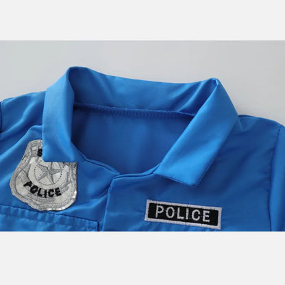 Kids Police Officer Costume – Role Play Uniform Outfit