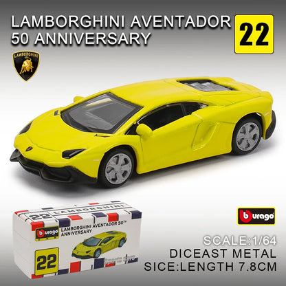 Bburago 1:64 Diecast Sports Car Model Collection
